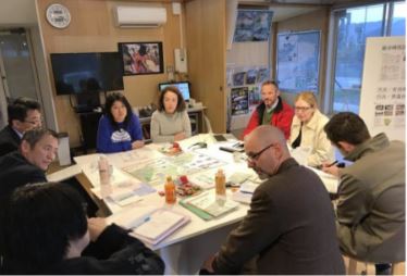Image of a Planning Meeting in Kitakami, Ishinomaki, Japan